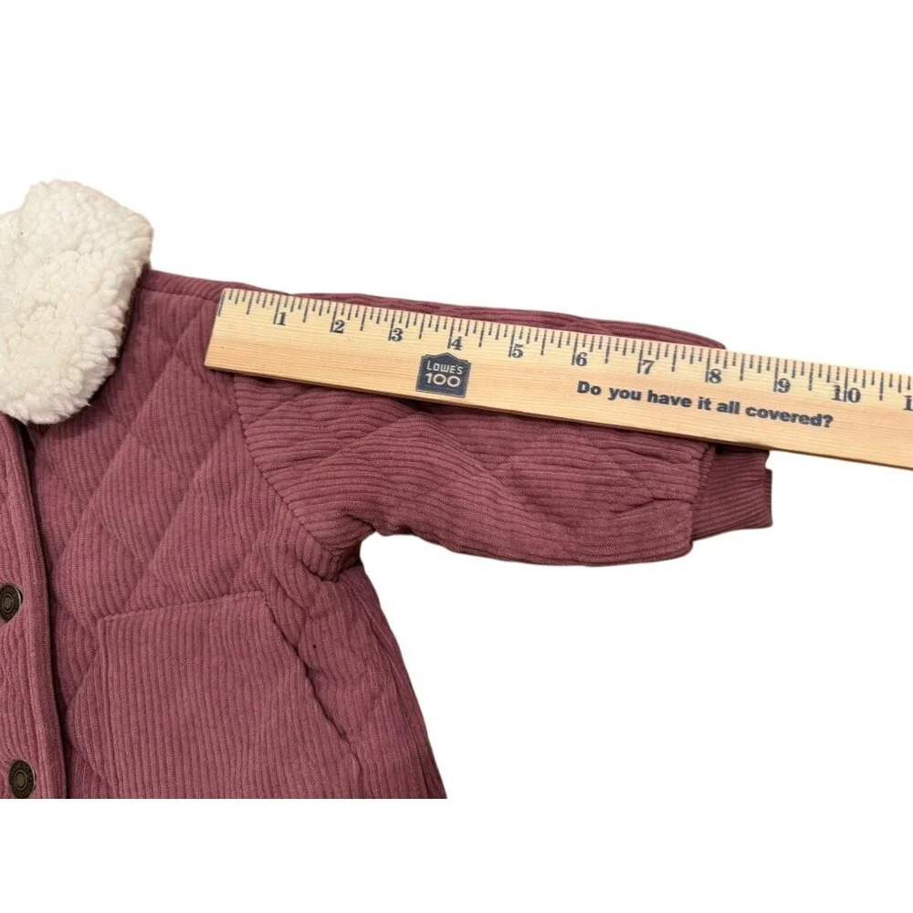 Seven For All Mankind Baby Quilted Corduroy Sherpa‎ Collar Jacket – Size 12M